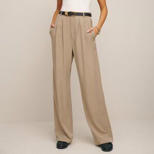 Reformation Mason Pant in Khaki